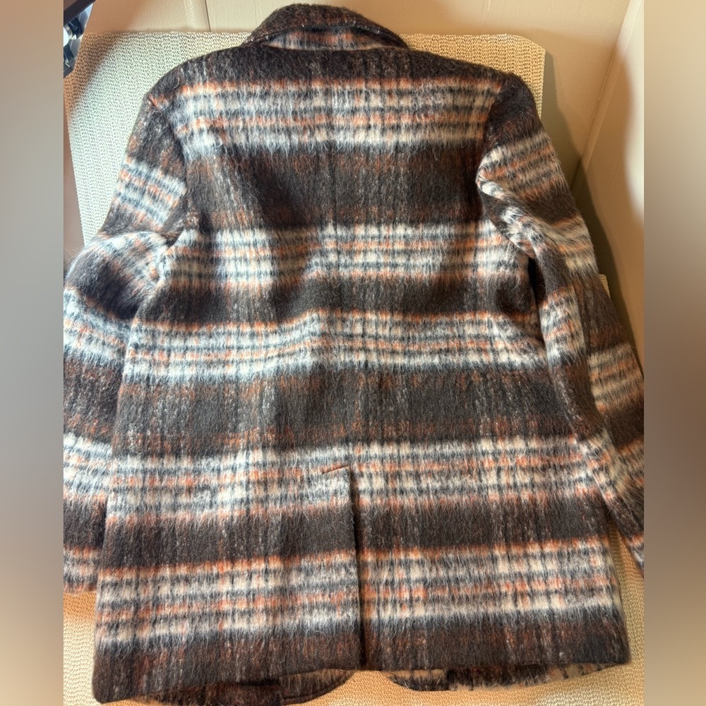 Anthropologie Maeve Brown
Brushed Plaid Blazer sz Medium - Picture 11 of 11